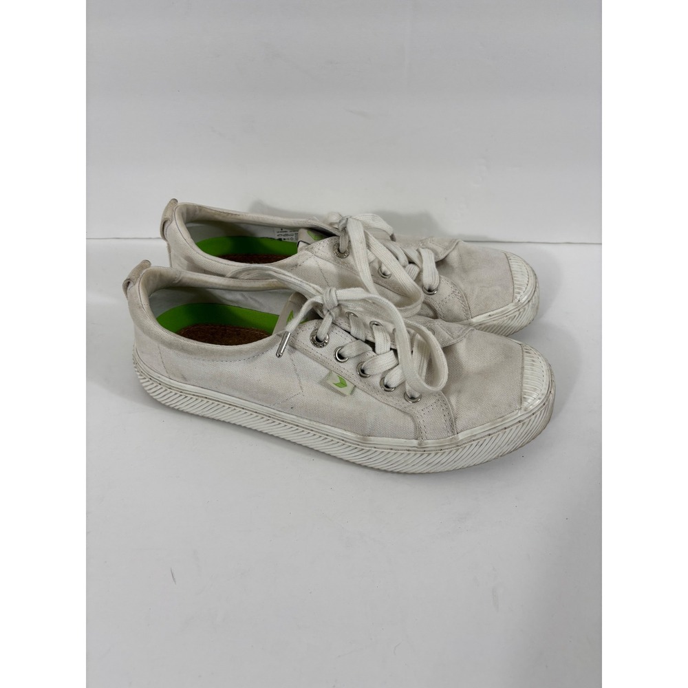 Cariuma Off White Canvas Low Top Lace Up‎ Sneakers Shoes Mens 7.5 Womens 9